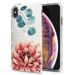 Lex Altern iPhone Glitter Case Chrysanthemum