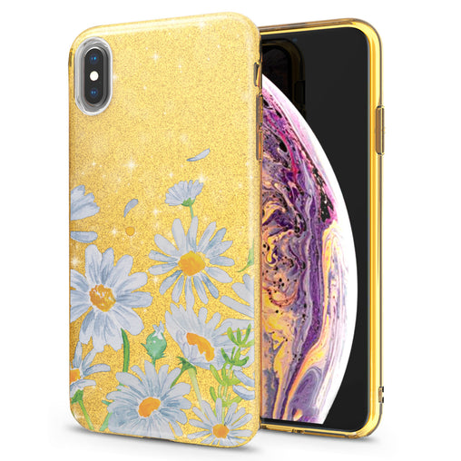 Lex Altern iPhone Glitter Case Daisy Flower