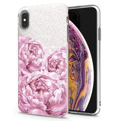 Lex Altern iPhone Glitter Case Pink Peonies