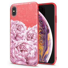 Lex Altern iPhone Glitter Case Pink Peonies