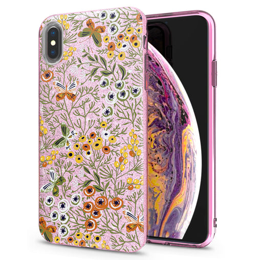 Lex Altern iPhone Glitter Case Wild Flowers