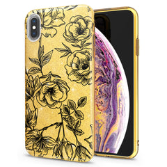 Lex Altern iPhone Glitter Case Contoured Roses