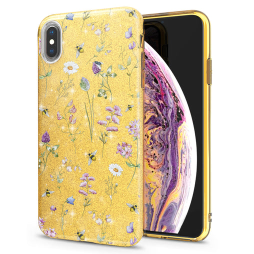 Lex Altern iPhone Glitter Case Wildflowers Theme