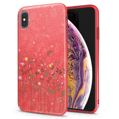 Lex Altern iPhone Glitter Case Gentle Wildflower