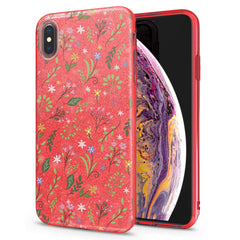 Lex Altern iPhone Glitter Case Gentle Wildflowers
