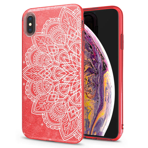 Lex Altern iPhone Glitter Case Mandala Design