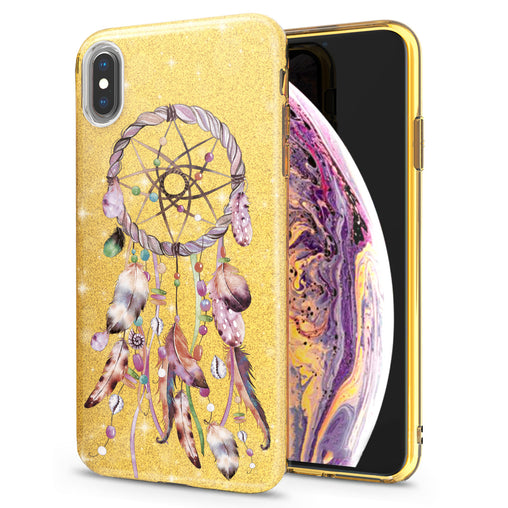 Lex Altern iPhone Glitter Case Feather Dreamcatcher