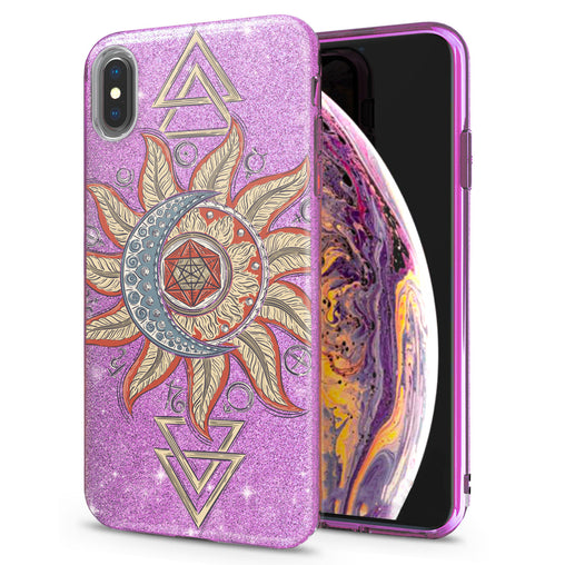 Lex Altern iPhone Glitter Case Bohemian Mandala