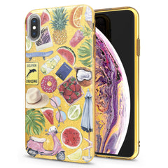 Lex Altern iPhone Glitter Case Summer Fruits