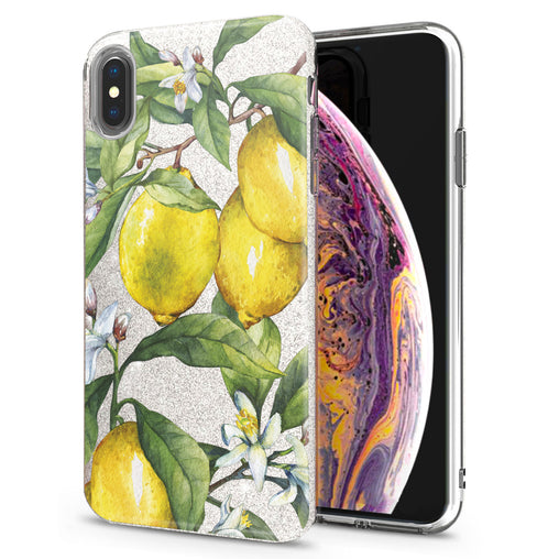 Lex Altern iPhone Glitter Case Lemon Blossom