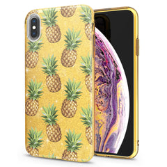 Lex Altern iPhone Glitter Case Pineapple Pattern