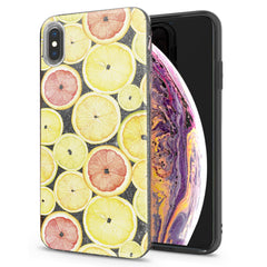 Lex Altern iPhone Glitter Case Yellow Lemon