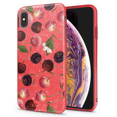 Lex Altern iPhone Glitter Case Sweet Cherries