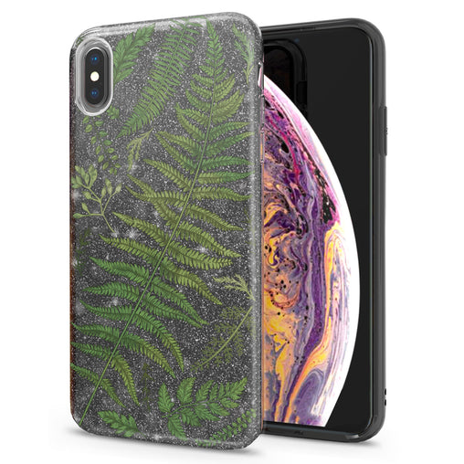 Lex Altern iPhone Glitter Case Green Fern