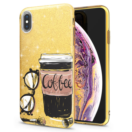 Lex Altern iPhone Glitter Case Morning Coffe