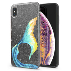 Lex Altern iPhone Glitter Case Colorful Mermaid Tail