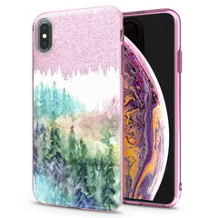 Lex Altern iPhone Glitter Case Coniferous Forest