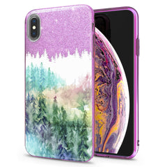 Lex Altern iPhone Glitter Case Coniferous Forest