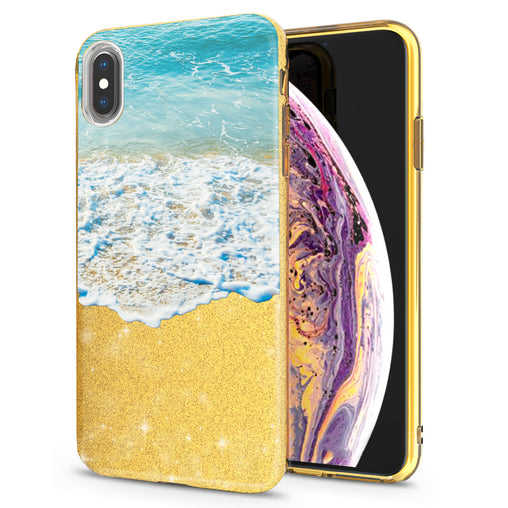Lex Altern iPhone Glitter Case Warm Sea Wave