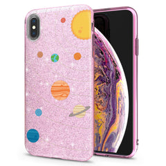 Lex Altern iPhone Glitter Case Cute Planets