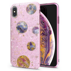 Lex Altern iPhone Glitter Case Golden Сonstellation