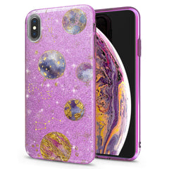 Lex Altern iPhone Glitter Case Golden Сonstellation