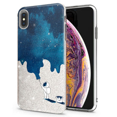 Lex Altern iPhone Glitter Case Watercolor Space
