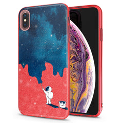 Lex Altern iPhone Glitter Case Watercolor Space