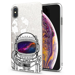 Lex Altern iPhone Glitter Case Galaxy Astronaut