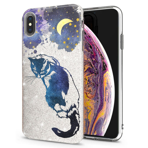 Lex Altern iPhone Glitter Case Beautiful Galaxy Cat