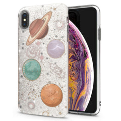 Lex Altern iPhone Glitter Case Shiny Planets