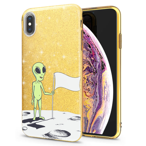 Lex Altern iPhone Glitter Case Cute Alien