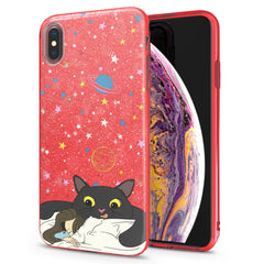 Lex Altern iPhone Glitter Case Feline Sweet Dreams