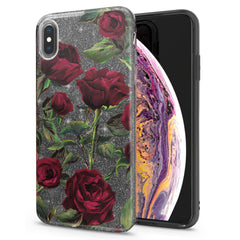 Lex Altern iPhone Glitter Case Red Roses