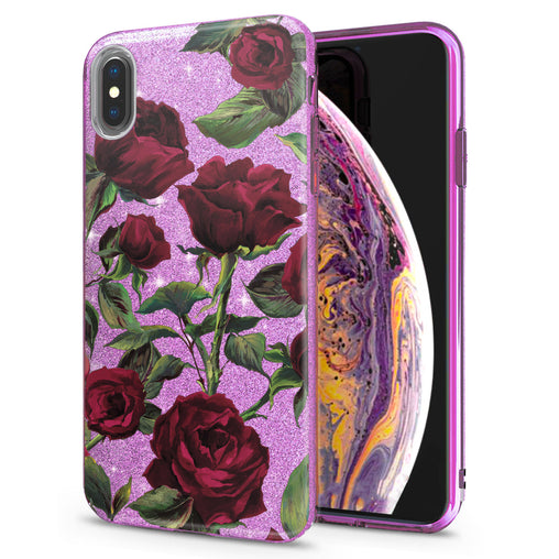 Lex Altern iPhone Glitter Case Red Roses