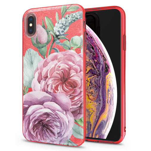 Lex Altern iPhone Glitter Case Pink Roses
