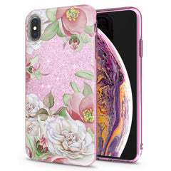 Lex Altern iPhone Glitter Case Pastel Peonies