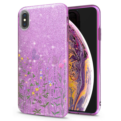 Lex Altern iPhone Glitter Case Tender Wildflowers Print