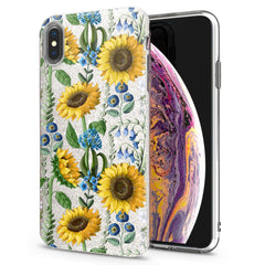 Lex Altern iPhone Glitter Case Juicy Sunflower Print