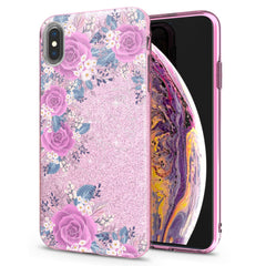 Lex Altern iPhone Glitter Case Floral Feminine Portrait
