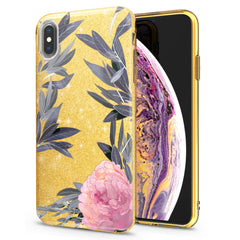 Lex Altern iPhone Glitter Case Pink Peony