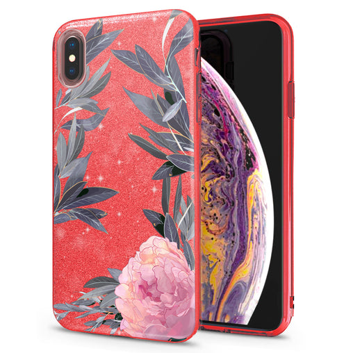 Lex Altern iPhone Glitter Case Pink Peony