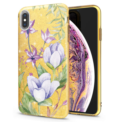 Lex Altern iPhone Glitter Case Spring Flowers