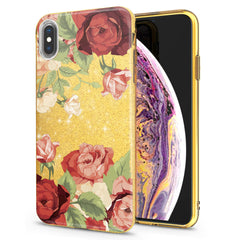 Lex Altern iPhone Glitter Case Roses in Bloom