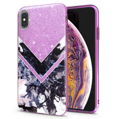 Lex Altern iPhone Glitter Case Geometric Marble