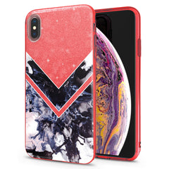 Lex Altern iPhone Glitter Case Geometric Marble