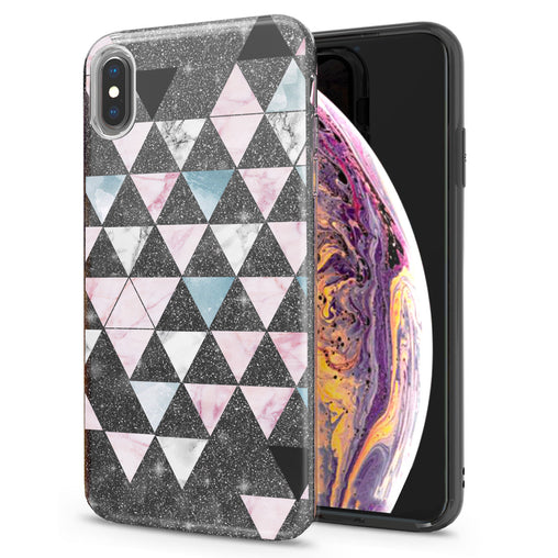 Lex Altern iPhone Glitter Case Triangle Print