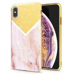 Lex Altern iPhone Glitter Case Pink Marble