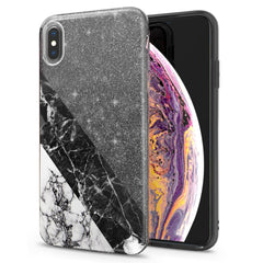 Lex Altern iPhone Glitter Case Corner Marble
