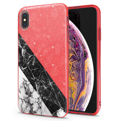 Lex Altern iPhone Glitter Case Corner Marble